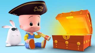 Cuquin's magic pirate chests | Cleo & Cuquin Educational Videos for Children