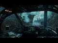 Deep Space Rain and Thunderstorm Sounds | Relaxing Sci-Fi Ambience for Sleep, Focus, and Calm