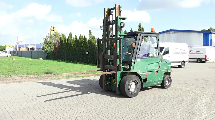 D3796 = 4.000kg used Mitsubishi FD40 diesel froklift from 1989