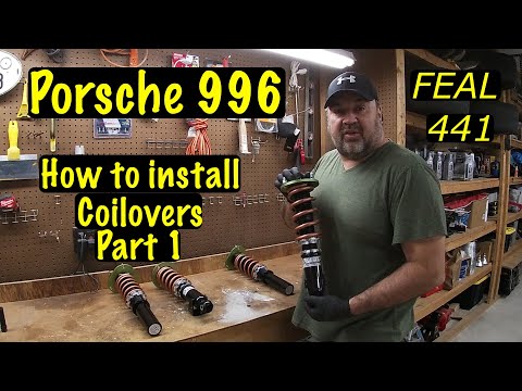 Porsche 996 Coilover Install DIY with Feal 441's Part 1