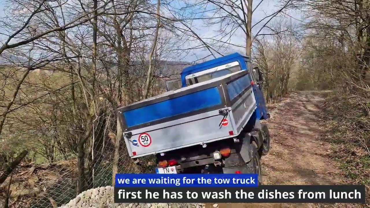 multicar m25 broken road