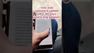 rcbc pulz password update after 90 days paano ang gagawin #ganiganstv #rcbcpulz
