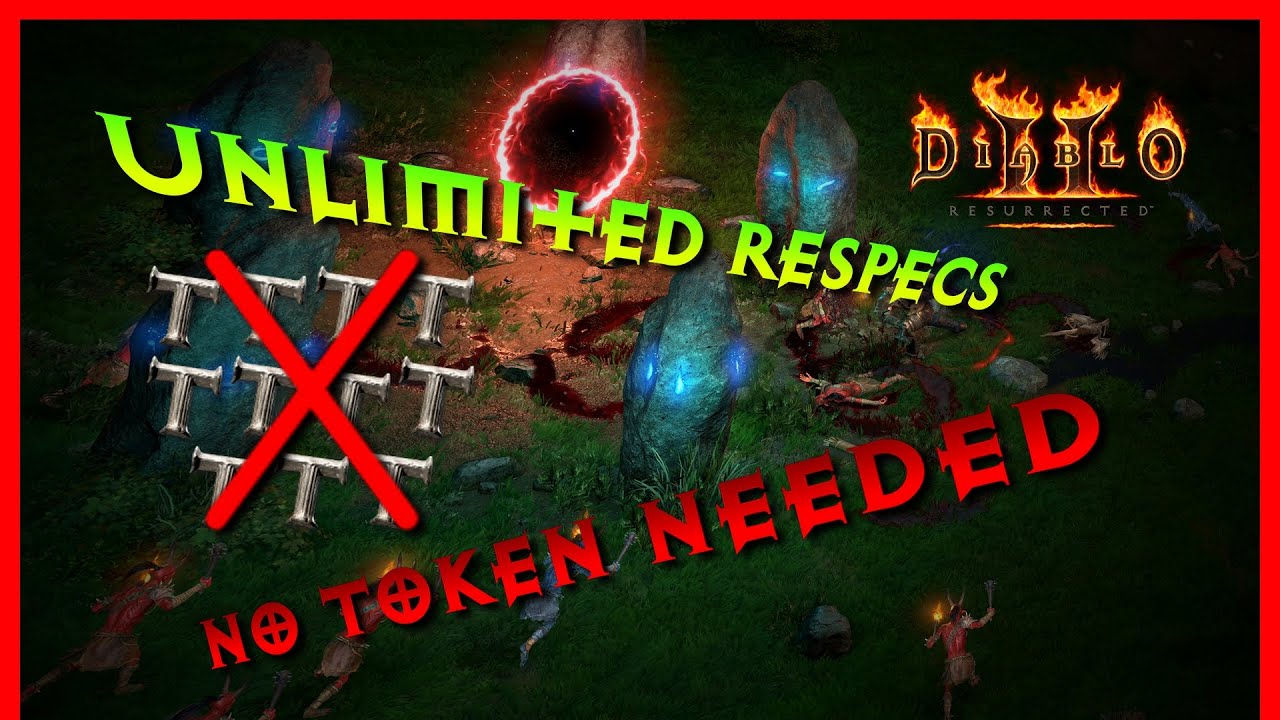 Diablo 2 Resurrected   Easy and Free Unlimited Respecs Single Player PC