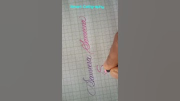 Best Cursive Handwriting Shorts/ Requested Name Calligraphy/ Neat, Super Clean Computer Handwriting