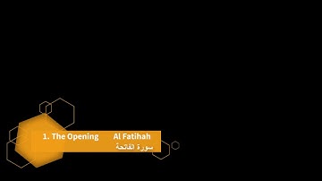 1. The Opening Al Fatihah سورة الفاتحة - Quran Ahmad bin Ali Ajmi