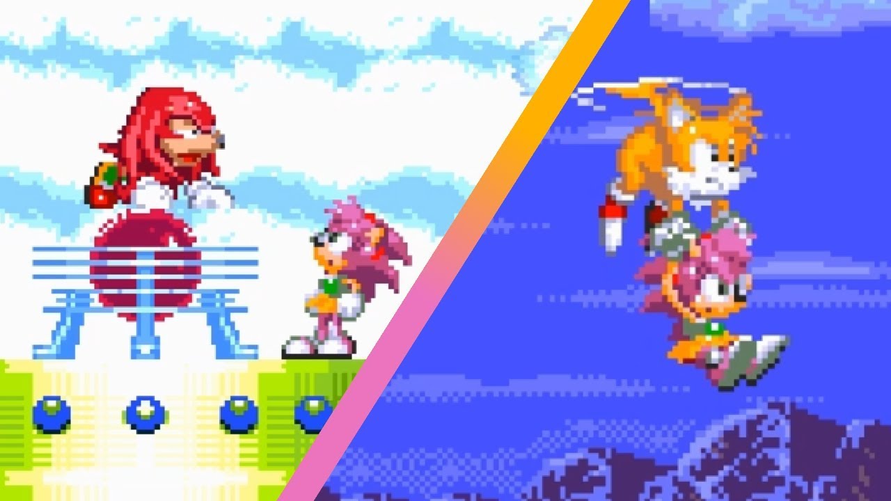 Fleetway Amy in Sonic 3 air [Sonic 3 A.I.R.] [Mods]