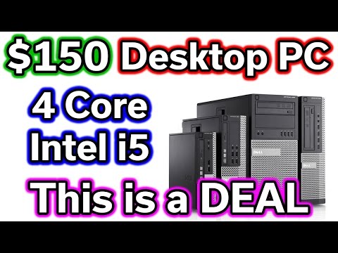 $150 Desktop PC – Intel i5-3450 – Amazing Windows Performance