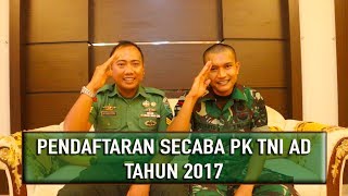 PENDAFTARAN BINTARA PK TNI AD 2017 GRATIS #VLOG19