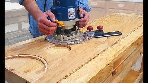 Milescraft 1219 CircleGuideKit - Cutting Circles with your Router