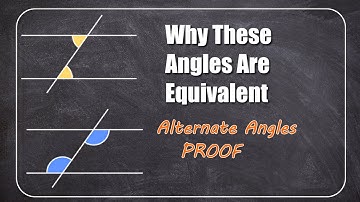 Parallel Lines Alternate Angles Proof #gcse #parallellinesandatransversal #alternateangles