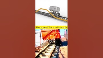 How to unload tons of coal in seconds? |Mechanical Mechanism| #chairidesign #engineering #technology