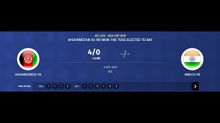 LIVE: AFGHANISTAN (U-19) vs India u19 || ACC U19 Asia Cup || 2019