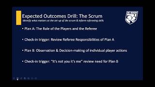 Expected Outcomes Video Drill - The Scrum
