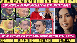 Sent by President Raffi Ahmad to meet with the Head of BPOM‼️The Head of BP*M's response surprise...