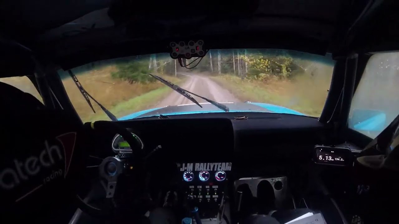 Marknadsnatta 2022 SS2 Förare: Jonas Helgesson CO-Driver: Daniel Lindau