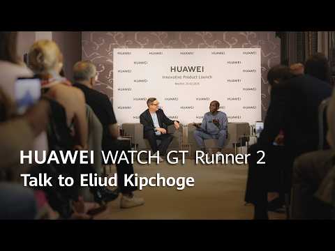 HUAWEI Press Conference in Madrid with Eliud Kipchoge