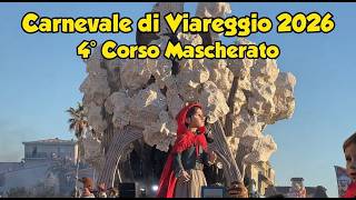 Carnevale di Viareggio 2026 – 4° Corso Mascherato | Sintesi 4K