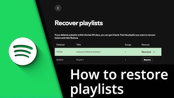 Spotify Playlist Recovery | Restore deleted Spotify playlist ✅ Tutorial