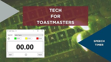 Speech Timer App for delivering online speech or workshops