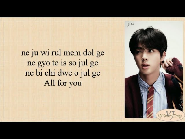 Jin (BTS 방탄소년단) - Moon (Easy Lyrics) class=