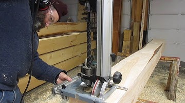 Drilling peg holes
