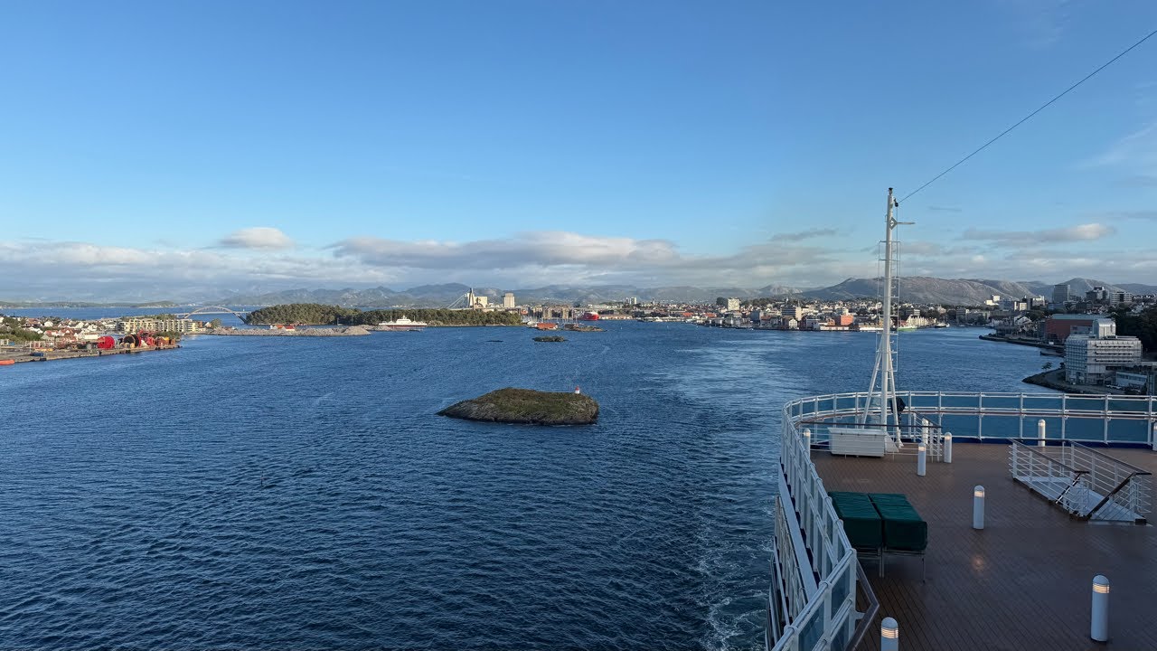 LIVE SAILAWAY STAVANGER NORWAY MAJESTIC PRINCESS