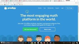Prodigy Parent Sign Up