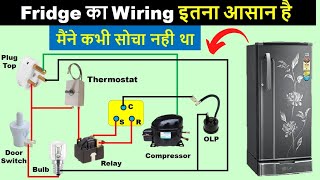 Fridge Wiring Diagram / Refrigerator wiring in Hindi | Electrical Technician