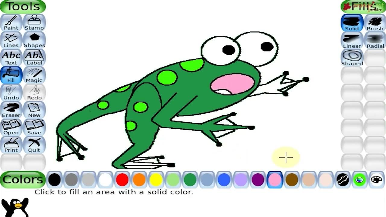 INTRODUCTION TO TUX PAINT CLASS 1 CHAPTER 5 YouTube