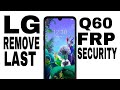 Lg q60 android 9 frpbypass        all lg mobile frpbypass method