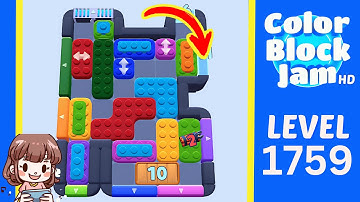 Color Block Jam Level 861 (1759) Solution Walkthrough