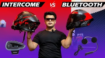 Bluetooth vs Intercome😏 Best For your Helmet? Steelbird SBA 20 7 Wings & Axor Apex Hunter Hemet