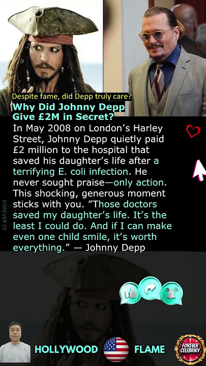 Why Did Johnny Depp Give £2M in Secret?