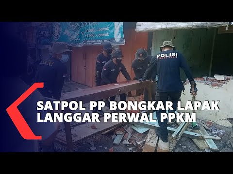 Satpol PP Bongkar