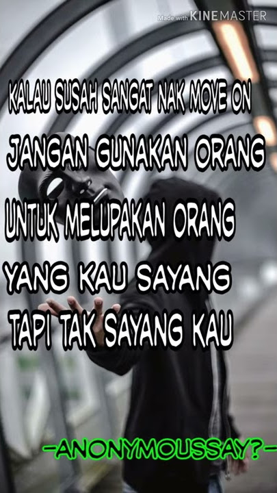 #anonymoussay? status wa anonymous keren