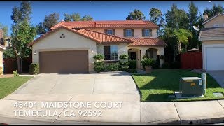 Rental Property in Temecula : Pool home beauty on cul-de-sac