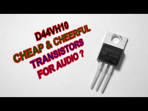 Transistors for amplifier projects and tinkering, D44VH10 / D45VH10