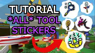 NEW How to Get ALL TOOL STICKERS in Roblox Bee Swarm Simulator PLUS TIPS BEESMAS