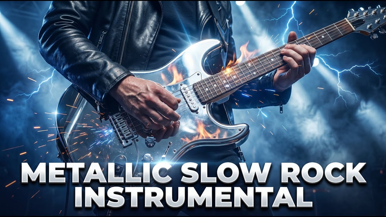The Soft Cry of a Stratocaster Sad Slow Rock Instrumental Echoing ...