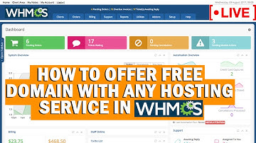 [🔴LIVE] How to offer free domain with any hosting service in WHMCS?