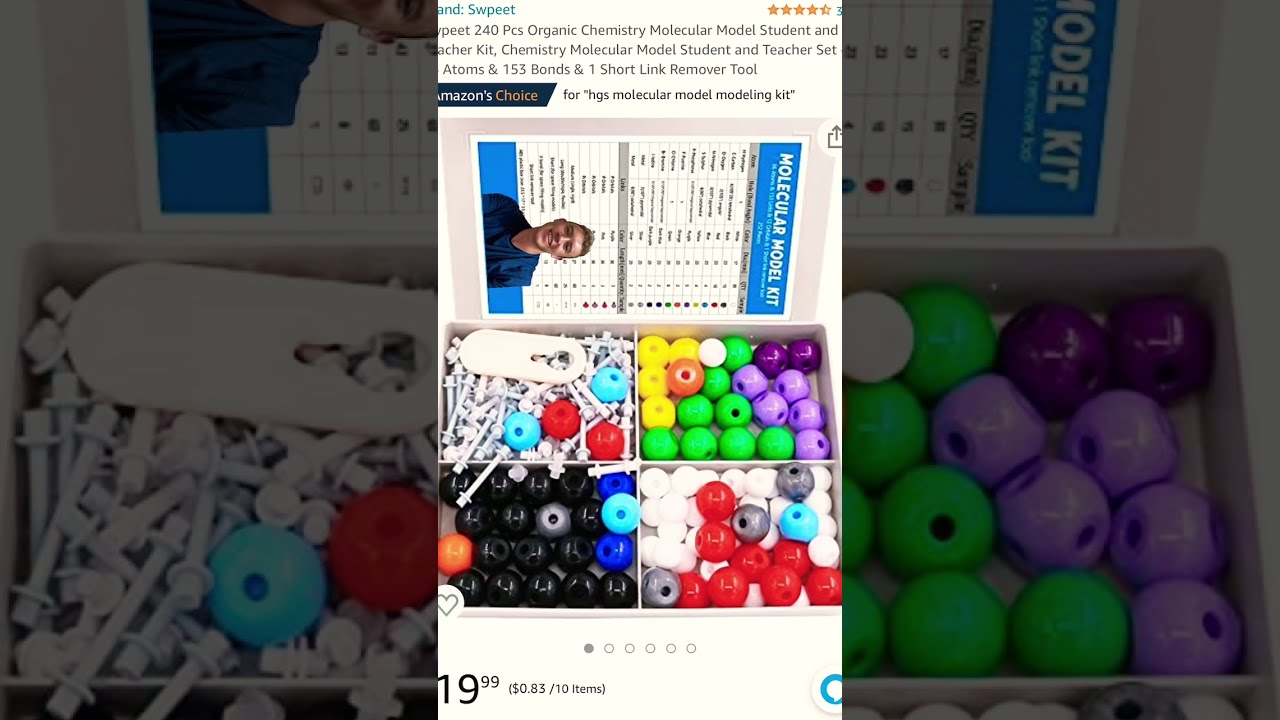 Ball and stick chemistry set #bestfinds #amazonfinds #shopping #chemistry