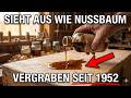 Dieses 2€ Öl verwandelt Kiefer für IMMER in Nussbaum — Seit 1952 vergraben