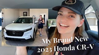 BUYING MY NEW CAR!! 2023 Honda CR-V Tour