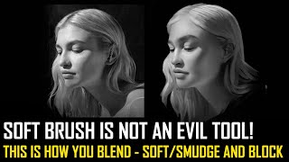 Soft brush is not an evil tool -- this is how you use it! Soft + Blocking + Smudge screenshot 5