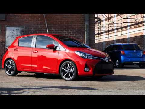 2017 Toyota Yaris start-up & review plug-in hybrid - YouTube