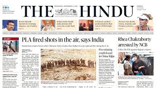 9 September 2020 | The Hindu Newspaper Analysis | Current affairs 2020 #UPSC #IAS #Todays The Hindu