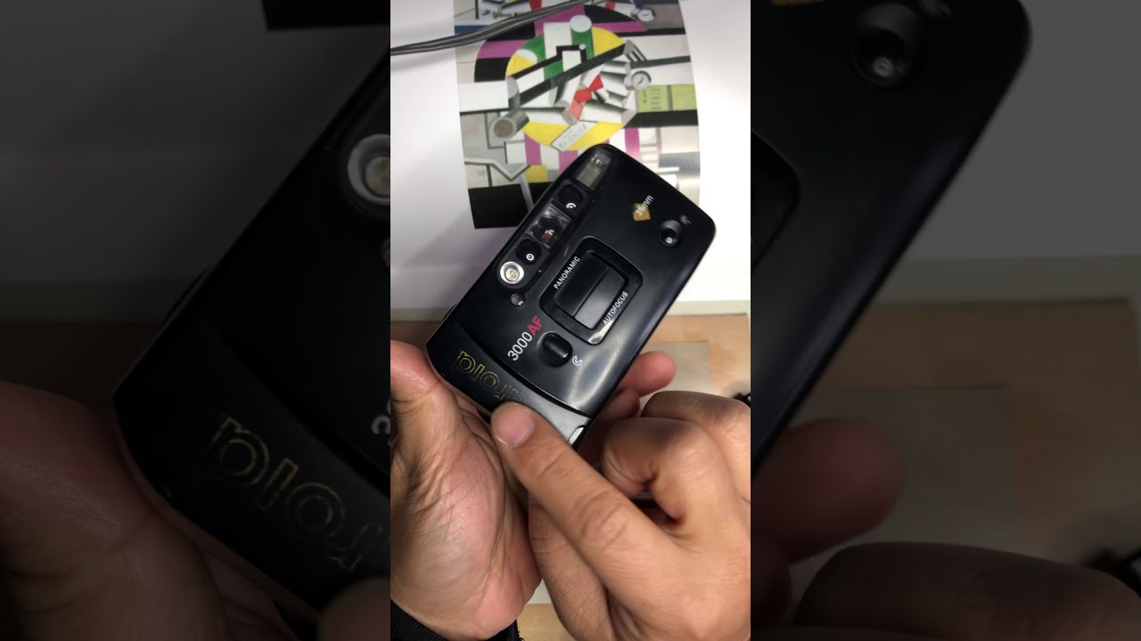 Polaroid 3000AF film camera how to load and use 폴라로이드 3000 af