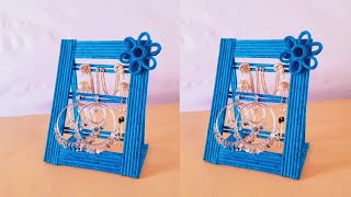 How to make earring holder|DIY earring organizer|Jewellery organizer|