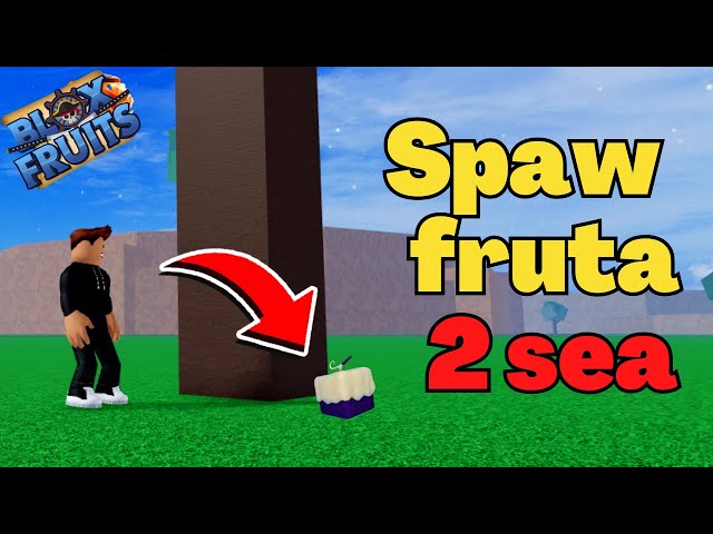 TODOS OS LUGARES DE SPAW DAS FRUTAS NO 2 SEA (2°mundo) TODOS LUGARES SPAW FRUTAS  BLOX FRUITS 