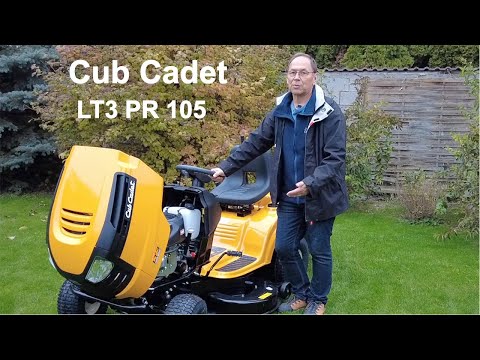 Cub Cadet LT3 PR105 fűgyűjtős fűnyíró traktor bemutató. Ismerd meg a részleteket!